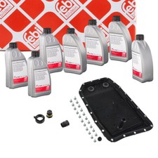 febi Automatikgetriebe Reparatursatz + 7L Getriebeöl für BMW 6-Gang ZF6HP26Z