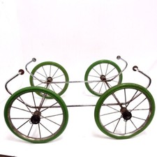 Speichenräder Gestell Pflanzenroller Blumenroller Untersetzer Outdoor Vintage