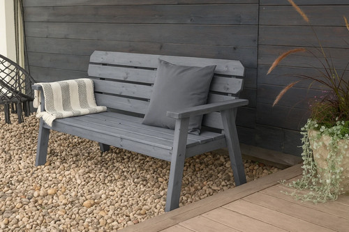 Massive 3er gartenbank 152cm - 3er,