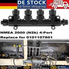 NMEA 2000 (N2k) 4-Port MultiPort (Tee) T-Connector for Garmin 010-11078-01