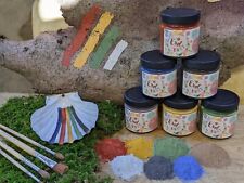 10er Set Erdfarbe, Lehmfarbe