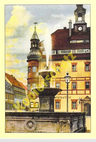 Oederan marktplatz - ak,
