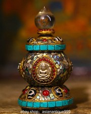 5.2" Tibet Kristall Inlay