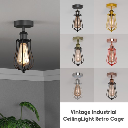 Vintage semi flush - vintage,