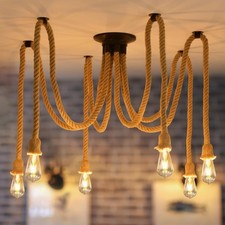 Hanfseil Deckenlampe