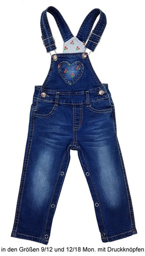 Mädchen latzhose stretch - latzhose,