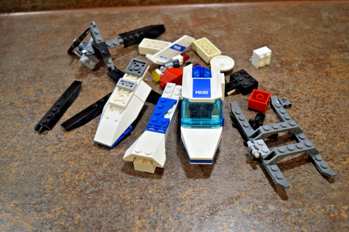 Lego polizei hubschrauber - lego,