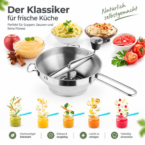 Passiersieb passiergerät - passiersieb,