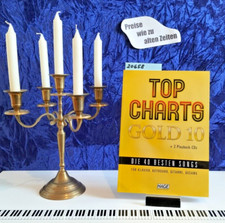 "TOP CHARTS GOLD 10" + 2 Playback-CDs,   für Klavier, Keyboard, Gitarre, Gesang