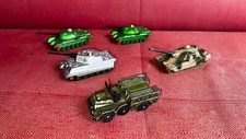 Matchbox Battle Kings K103 Chieftain, K104 Königstiger, K112 DAF Ambulance + M48