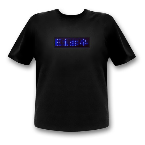Led shirt mit - led,