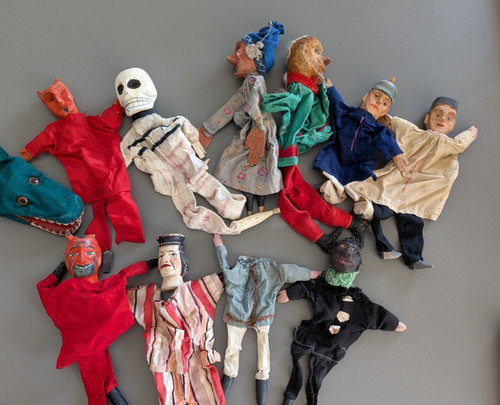 Alte handpuppen - 9,