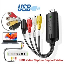 USB 2.0 Audio Video VHS VCR zu DVD Converter Capture Card Adapter Digitalformat