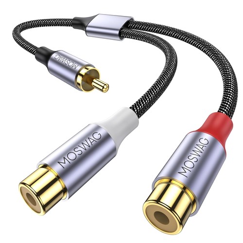 Rca splitter stereo audio - stereo,