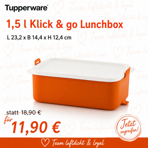 Tupperware lunchbox 5l - tupperware, 1,5l