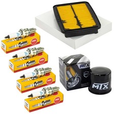 Wartung Ölfilter Luftfilter Zündkerze  Set für Suzuki GSF 1200 Bandit A9 2001-06
