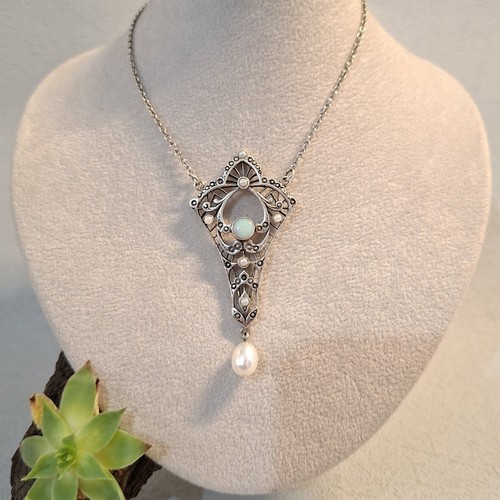 Jugendstil opal perle - jugendstil,