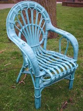 Kindersessel aus Rattan -