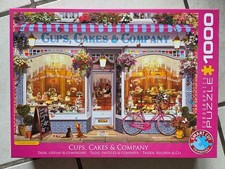 Puzzle "Cups, Cakes & Company" von Eurographics, 1.000 Teile,  neuwertig