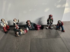 Gilde Clown Sammlung Figuren 6 Stück