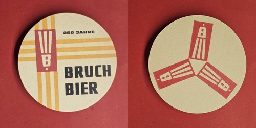 Bruch bier gelbe streifen - bier,