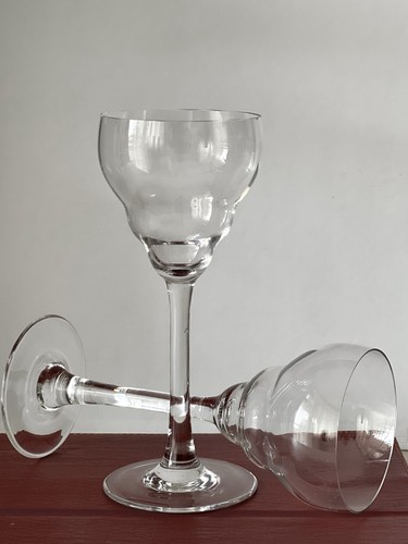 Antike jugendstil kristall - 2x,