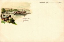 CPA AK Hamburg- Bootshaus u