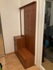 Kompakt Garderobe *Flurgarderobe* Braun* 105x191x36 cm* 2 Teile