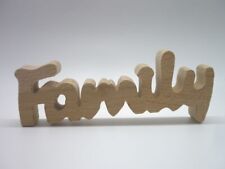 Holzdeko Schriftzug Familie