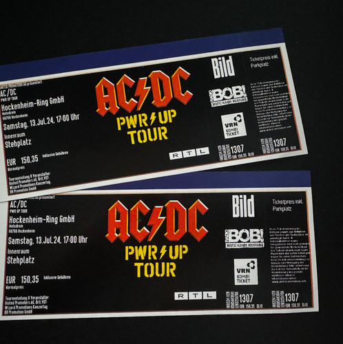 Dc konzertkarten - x, ac/dc