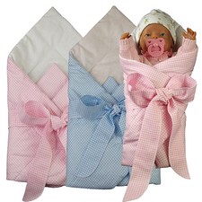 Puppenhörnchen für Wiege Puppenwagen Puppenbett für Babypuppe bis 43 cm