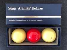 Super Aramith Deluxe Karambolage Billardkugeln, Komplettset TOP Originalkarton