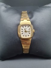 BWC Damenuhr Goldfarben Vintage Quartz Klassisch Mechanischer Handaufzug Läuft