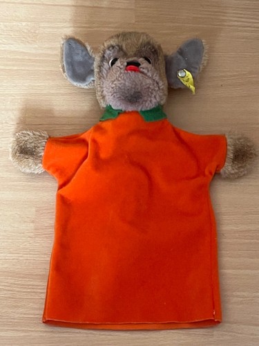 Steiff hund handpuppe mopsy - handpuppe,