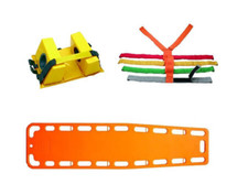 SET Spineboard + Gurtspinne + Kopffixierung f. Feuerwehr Notfall Erste Hilfe THL