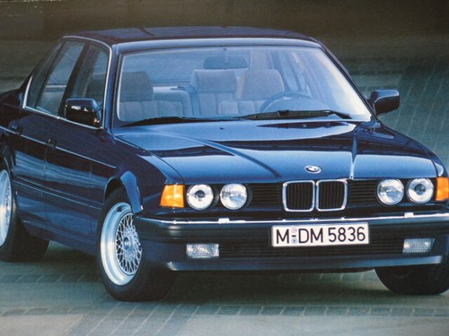Prospekt brochure bmw e32 - bmw, 735i