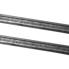 2 x Laufschiene 3 m Stahl