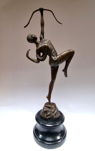 Diana göttin der jagd - jagd, bronze