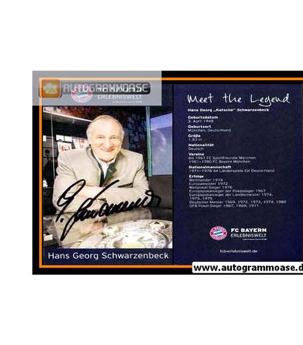 Autogramm bayern münchen - fc,