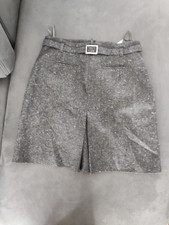 Hübscher grauer Damen-Mini-Rock, Gr. 36