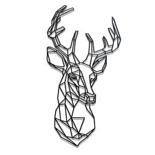Wanddekoration Hirsch |