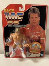 WWF Hasbro Moc LEX LUGER vintage wrestling Action Figur wwe serie 8 Rote Karte