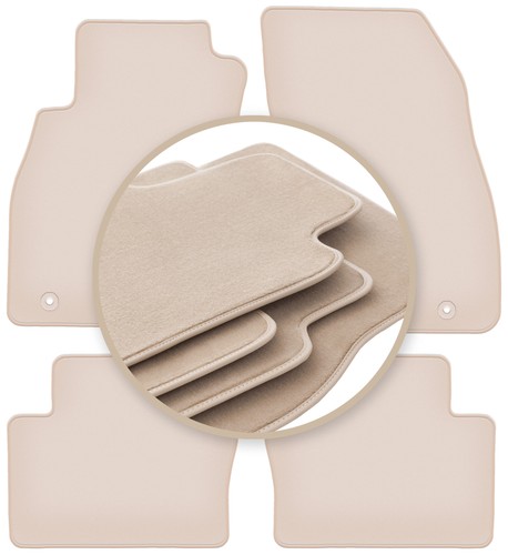 Premium beige fußmatten für - premium,