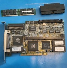 CMD FCC ID KOSCSA-6530 SCSI Karte mit SIMM Speicher 8 Ram und Adapter Stecker 