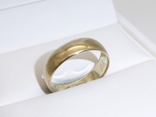 333 Gold Ring 8K Gelbgold 4,16g Trauring Ehering 5,7mm Gravur RG 62-19,7 mm 9790