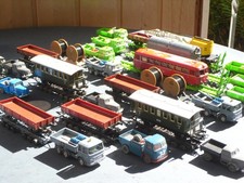 WIKING Sammlung Konvolut: 17 Culemeyer Straßenrollern + Märklin Waggons Zubehör