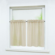 2 Stück Scheibengardinen
