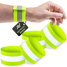 Reflektorband reflektierendes Armband Reflektor Fahrrad Joggen Laufen 2, 4er Set