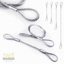 Stahlseil mit Ösen (Drahtseil