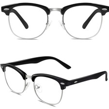 Nerd Brille Damen Herren
